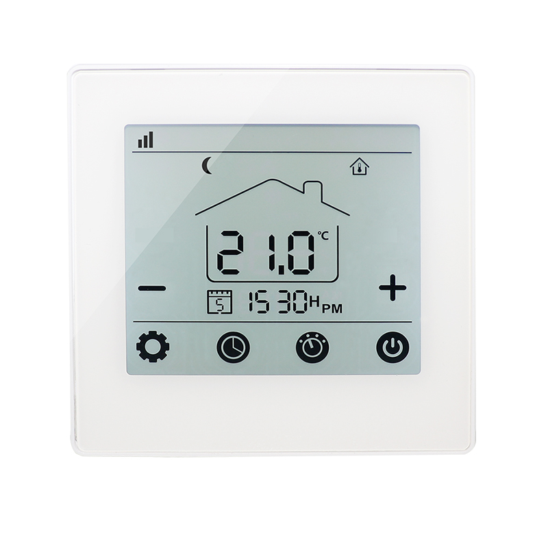 55*55mm Zigbee Wall Thermostat Suitable for Switch Frame as ABB