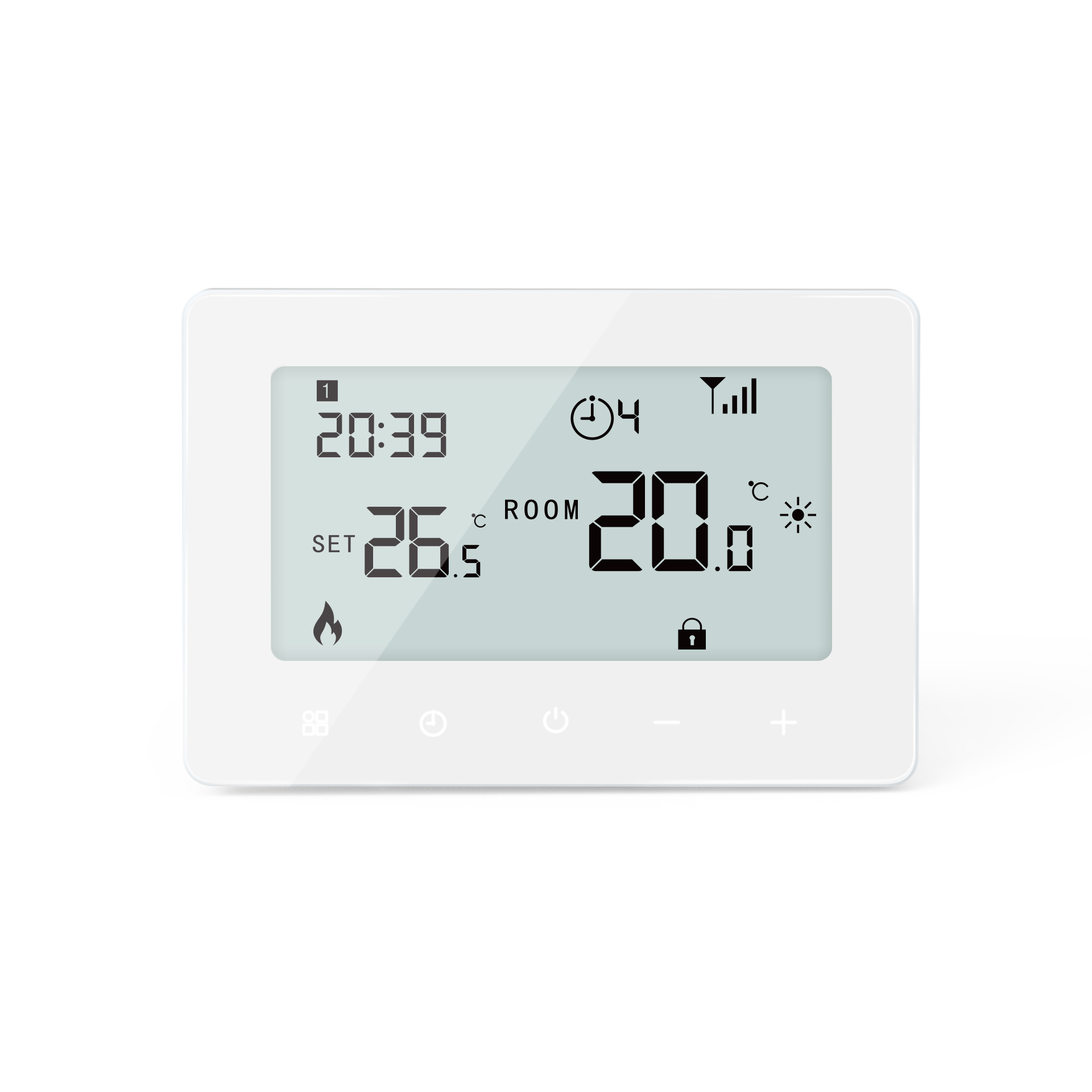 220V Wall mounted Heated floor smart thermostat