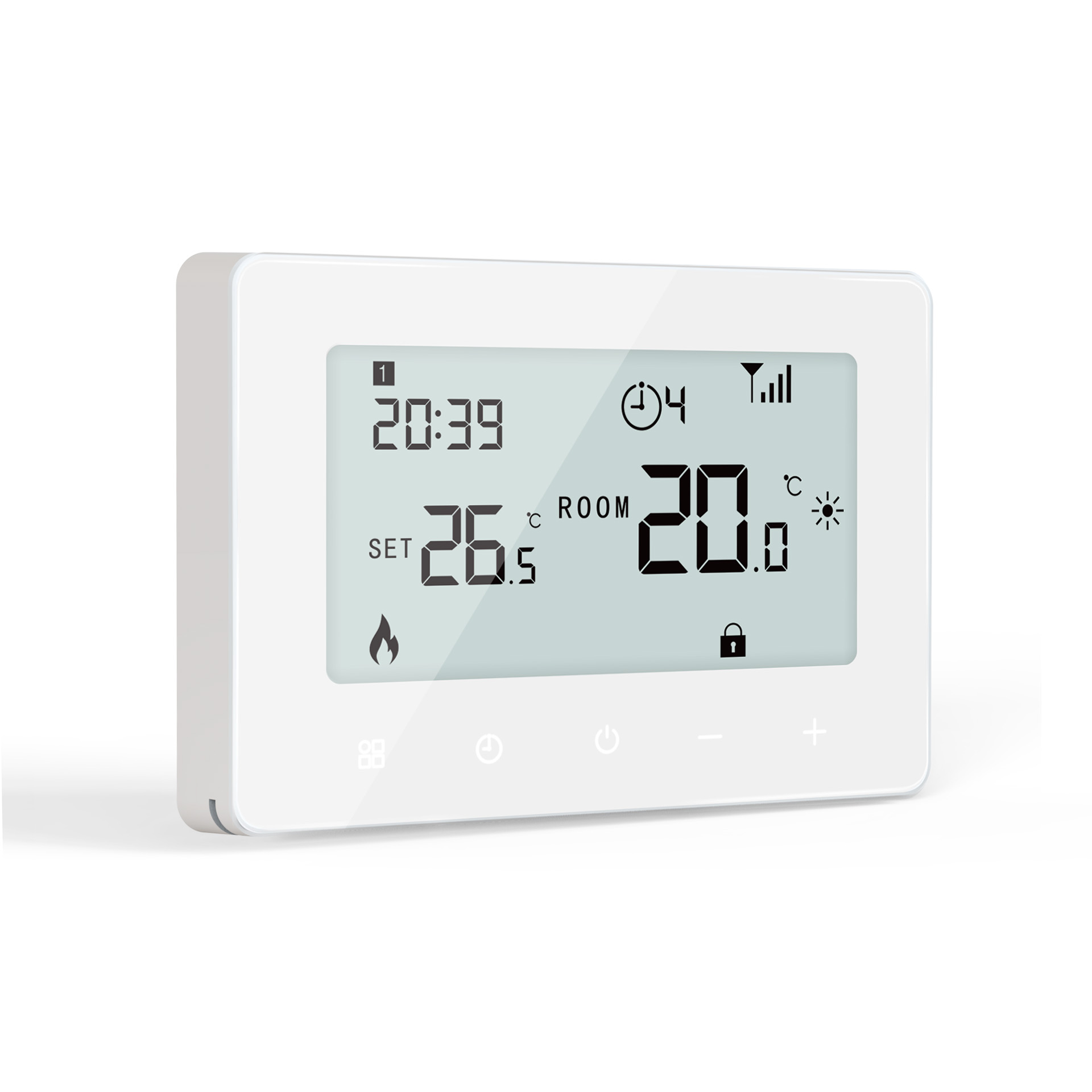 220V Wall mounted Heated floor smart thermostat