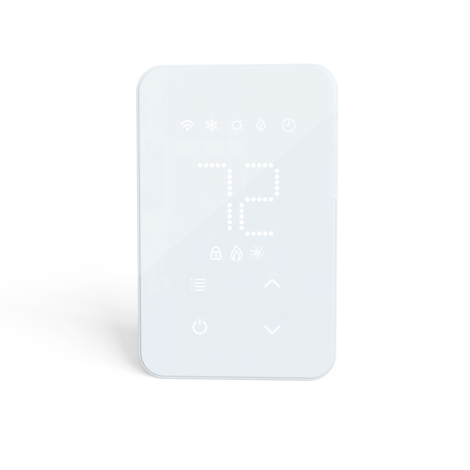 High-Precision Smart Thermostat with Adjustable Modes, Including Economy and Manual Modes for Efficient Heating Control