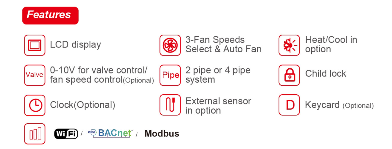 Fan coil unit smart thermostat