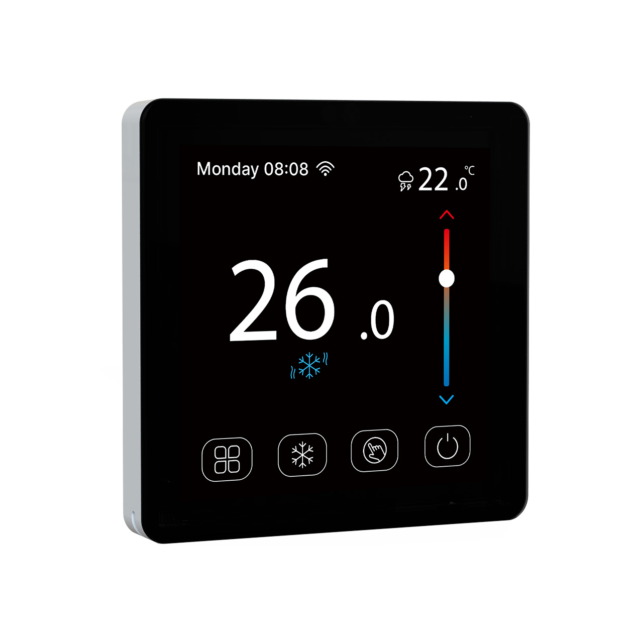 E-Top Color Screen Thermostats for 16A Electric Underfloor Heating Systems