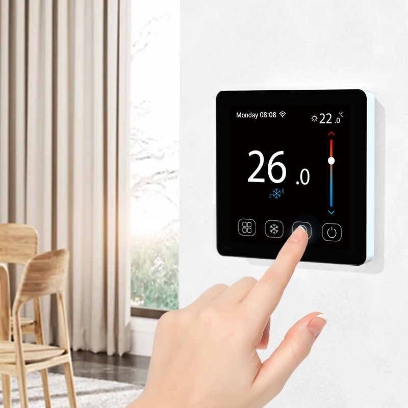 Thermostat Manufacutrer Colorful Touch Screen Programmable Heating Cooling WiFi Thermostat