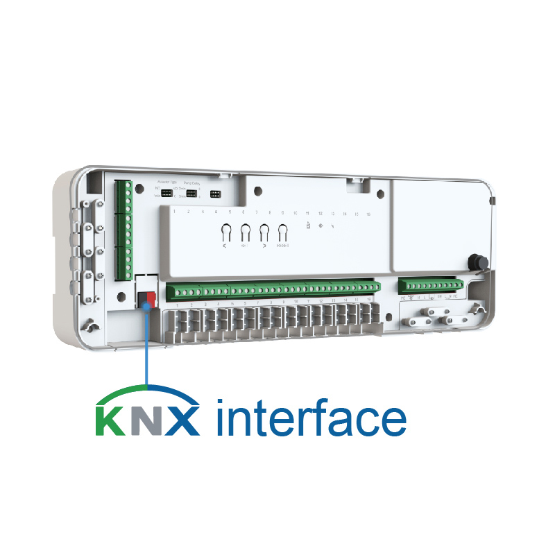 KNX Underfloor Heating 8/16 Zones wiring box for KNX room thermostats