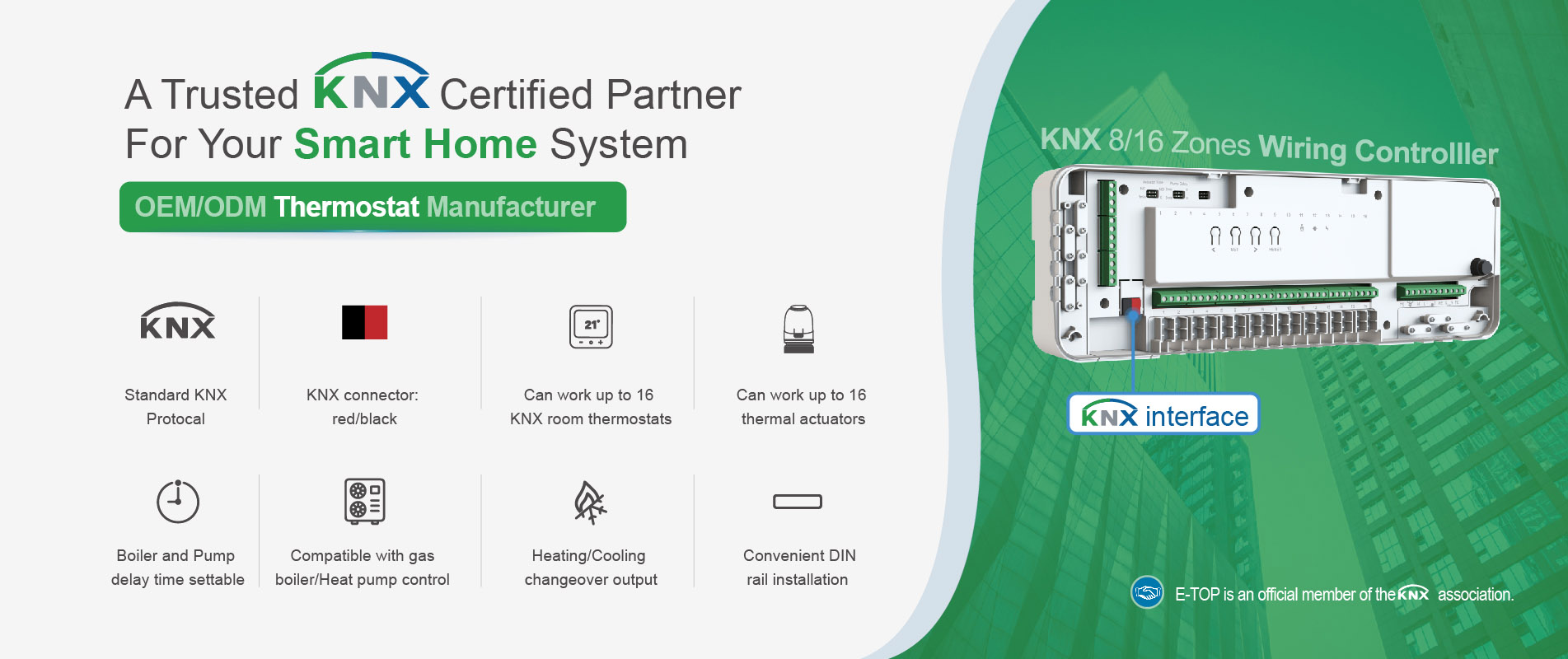 A Trusted KNX Certified Partner  For Your Smart Home System