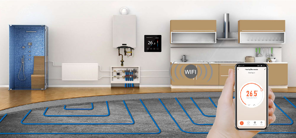 Water Underfloor Heating/Cooling Thermostats