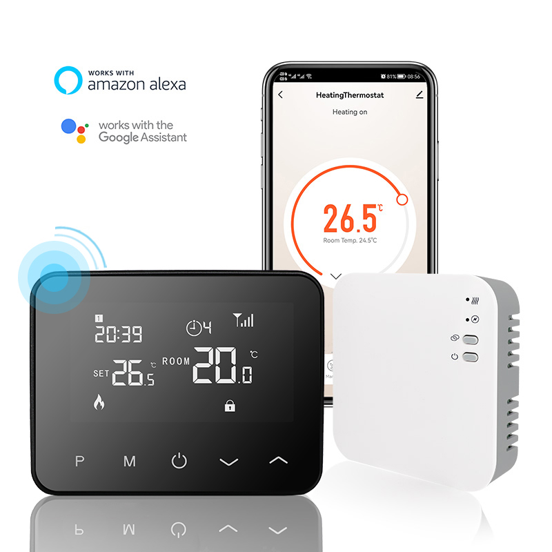 PMMA surface room thermostat