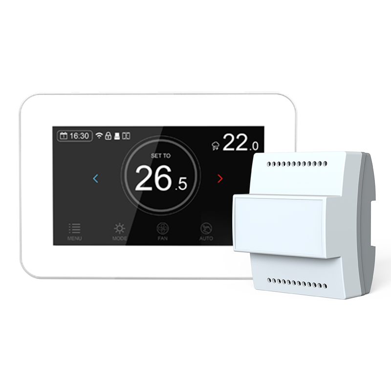 Smart Digital Fan Coil Thermostat with Relay IOM Module