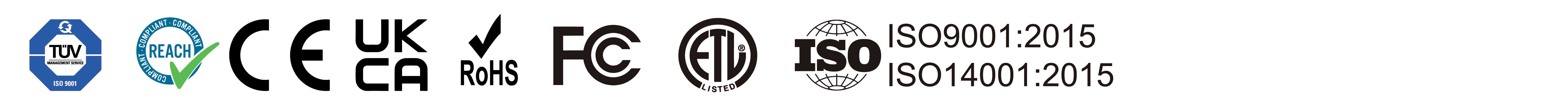 Global Market Access: Certified Safety and Environmental Standards E-top thermostat certifications: TUV, ETL, CE, UKCA, RoHS, REACH